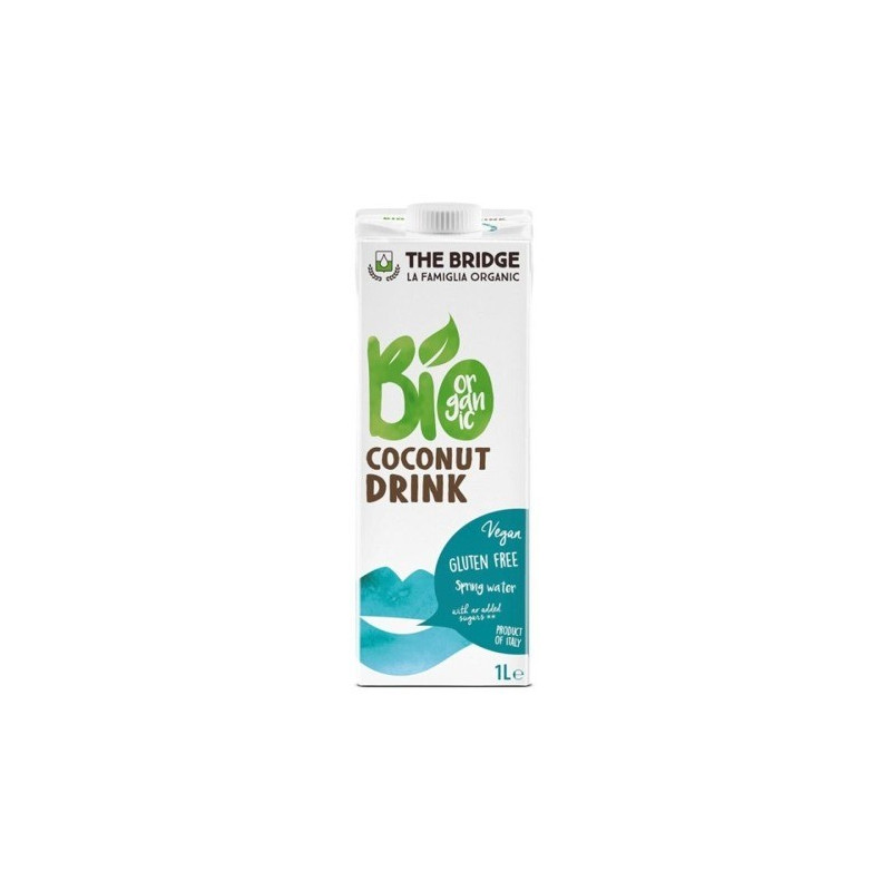Mleko Kokosowe Naturalne, EKO, 1 l, bezglutenowy, The Bridge