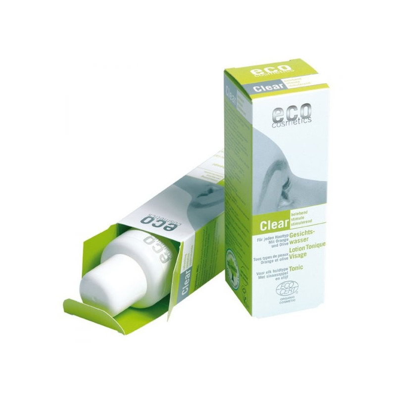 Clear - odświeżający tonik do twarzy, Eco Cosmetics, 100 ml