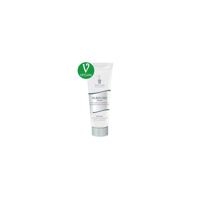 Dezodorant z mikrosrebrem w kremie, NEUTRAL No.39, do skóry wrażliwej, również alergicznej, 50 ml, Certyfikat BDIH, BIOTURM