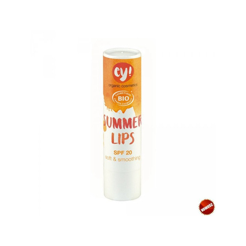 Ey! Balsam do ust na słońce, SPF 20, 4 g, Summer Lips, Eco Cosmetics