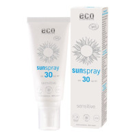 Spray na słońce SPF 30, Sensitive, z granatem i olejem z pestek maliny, 100 ml, Eco Cosmetics