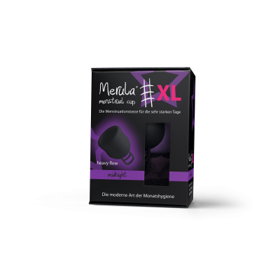 Merula Cup XL Midnight - bardzo POJEMNY kubeczek menstruacyjny
