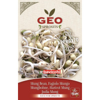 Fasola Mung - nasiona na kiełki GEO, certyfikowane, 90g, Bavicchi