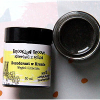 Naturalny dezodorant w kremie - Limonka i Węgiel z Pomarańczą, 30 ml, Brooklyn Groove