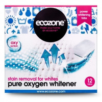 Wybielacz, odplamiacz do białego Pure oxygen 12 tabletek, Ecozone (OXYTW12)