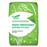 Mąka orkiszowa razowa TYP 2000 BIO, 1 kg, Bio Planet