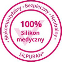 Polski kubeczek menstruacyjny z pętelką, Ciemny Róż, rozm. M, Zero Waste, Perfect Cup