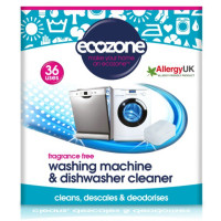 Tabletki do odkamieniania oraz czyszczenia pralek i zmywarek, Bezzapachowe, 36 szt., Ecozone
