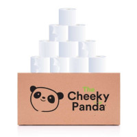 Bambusowy papier toaletowy trzywarstwowy, opakowanie PLASTIC FREE, 24 rolki, The Cheeky Panda