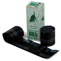 Worki na psie odchody, BioBag Dog, w 100% biodegradowalne i kompostowalne, 22x32cm, 40 sztuk, BioBag