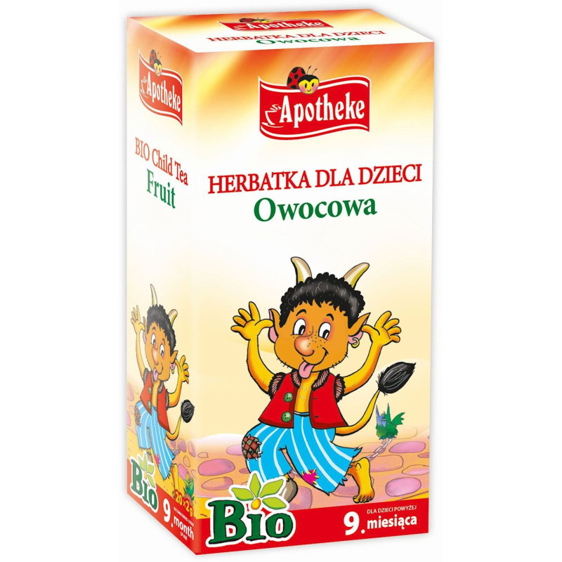 Herbatka owocowa dla dzieci BIO, 20 x 2 g, Apotheke