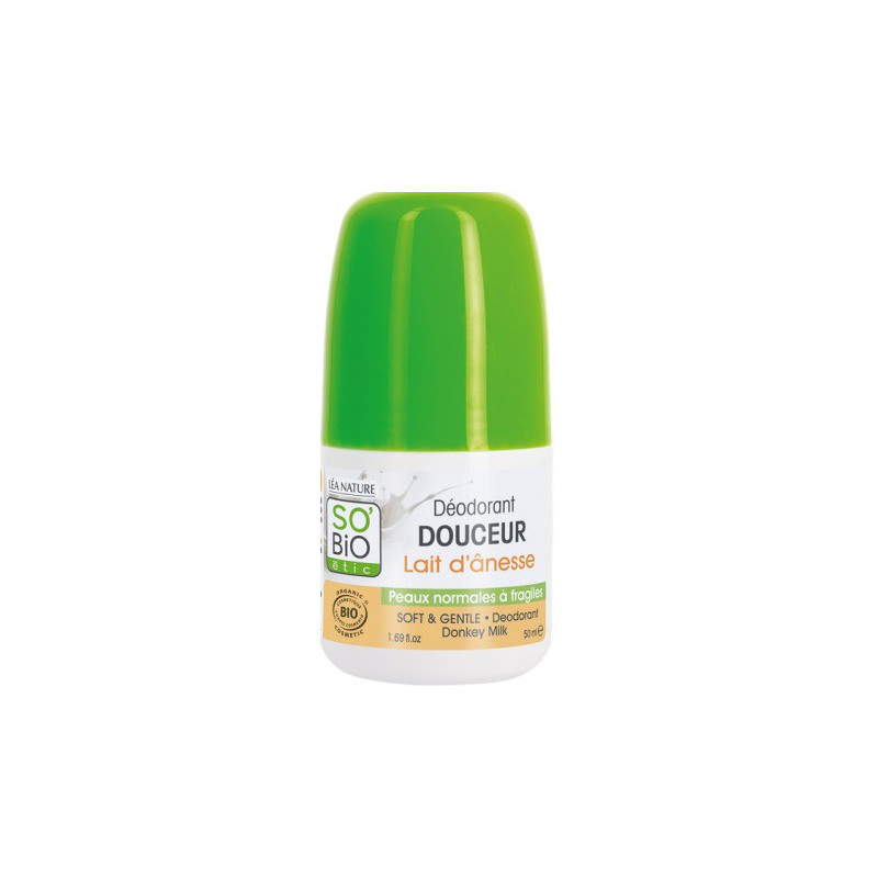 Organiczny dezodorant do skóry wrażliwej z bambusem, 50 ml, SO'BiO étic