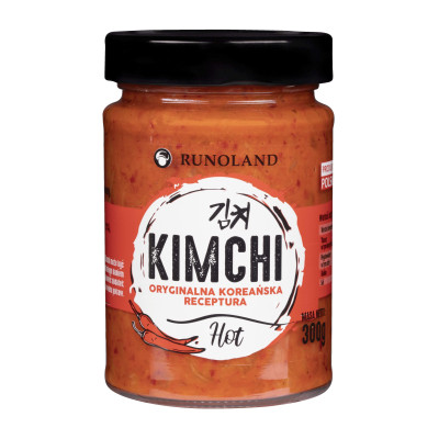 Kimchi Hot, oryginalna koreańska receptura, 300 g, Runoland