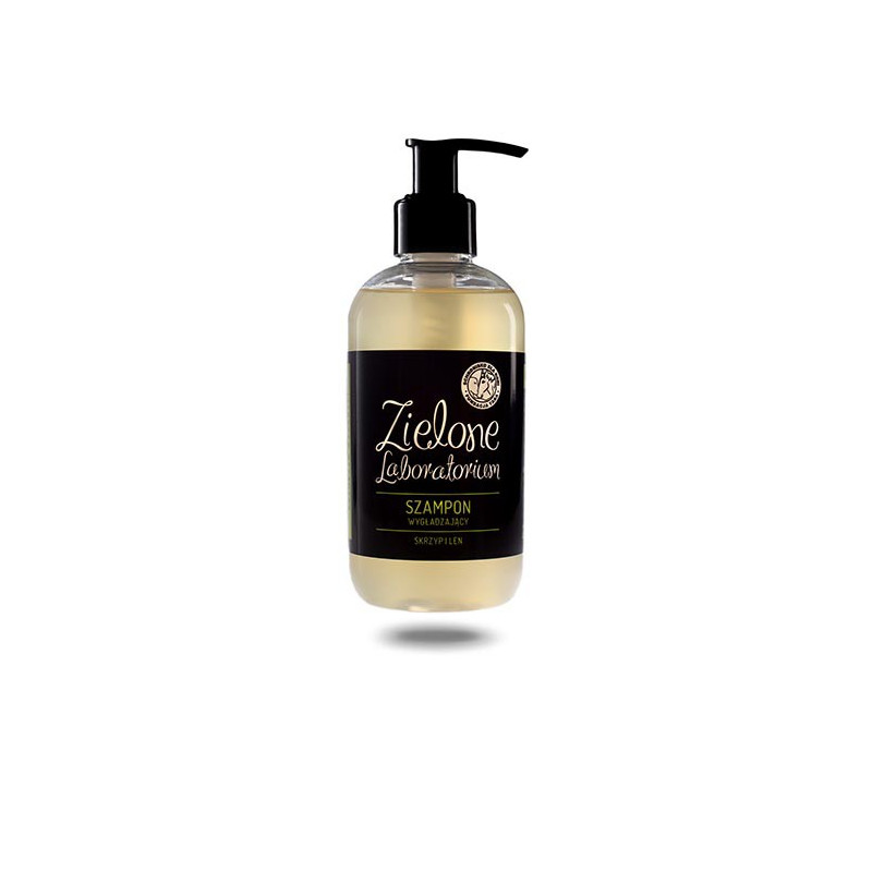 Wygładzający szampon do włosów skrzyp i len, 250 ml, Zielone Laboratorium