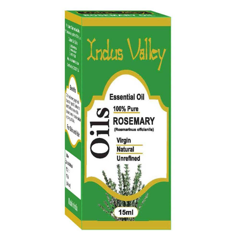 Naturalny olejek eteryczny, rozmarynowy, 15 ml, Indus Valley