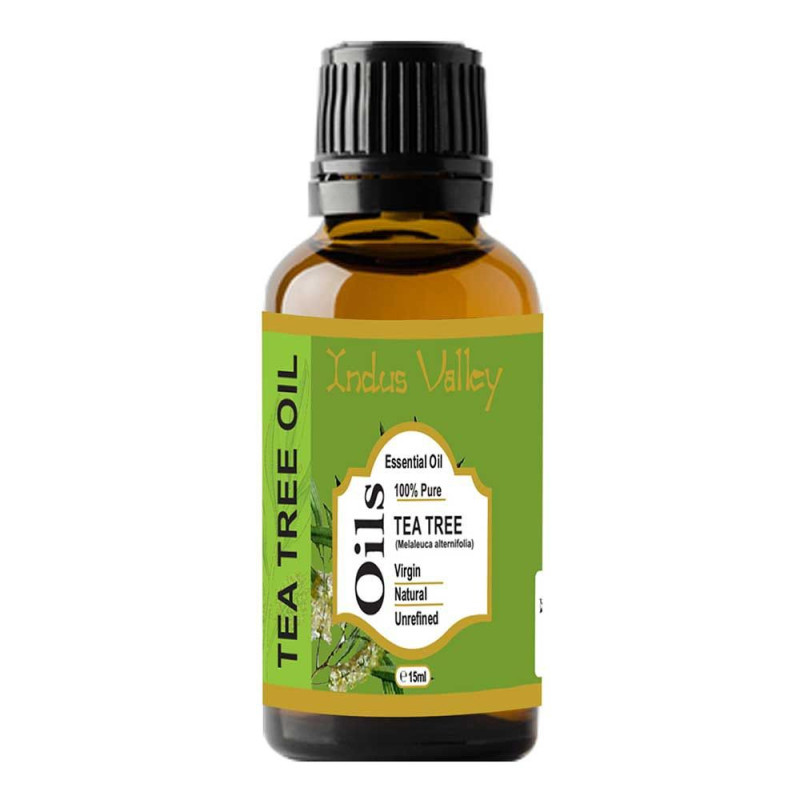 Naturalny olejek eteryczny z drzewka herbacianego, 15 ml, Indus Valley