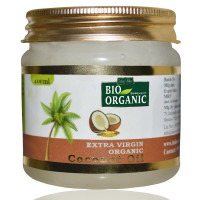 BIO Organiczny olej kokosowy, tłoczony na zimno, 400 ml, Indus Valley