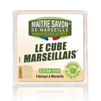 Mydło naturalne do mycia ciała oraz sprzątania, EXTRA PUR, 300 g, Maitre Savon de Marseille