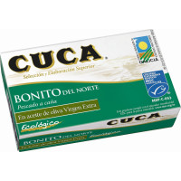 Tuńczyk Bonito w bio oliwie z oliwek, 112 g, CUCA