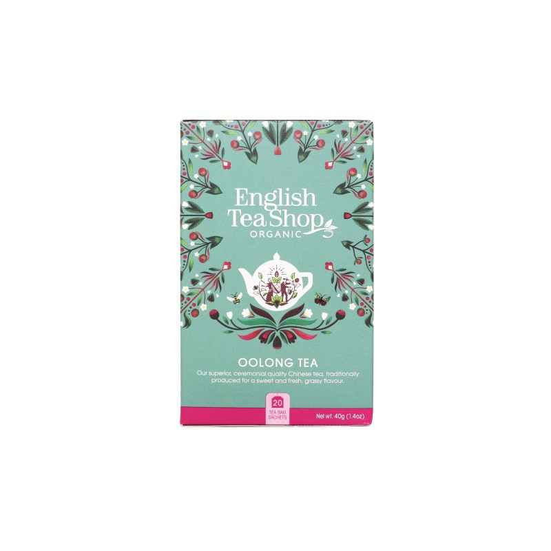 Ekologiczna herbata, Oolong Tea, 20 x 2g, English Tea Shop