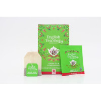Ekologiczna herbata, zielona z granatem i płatkami róży, POMEGRANATE, 20 x 2g, English Tea Shop