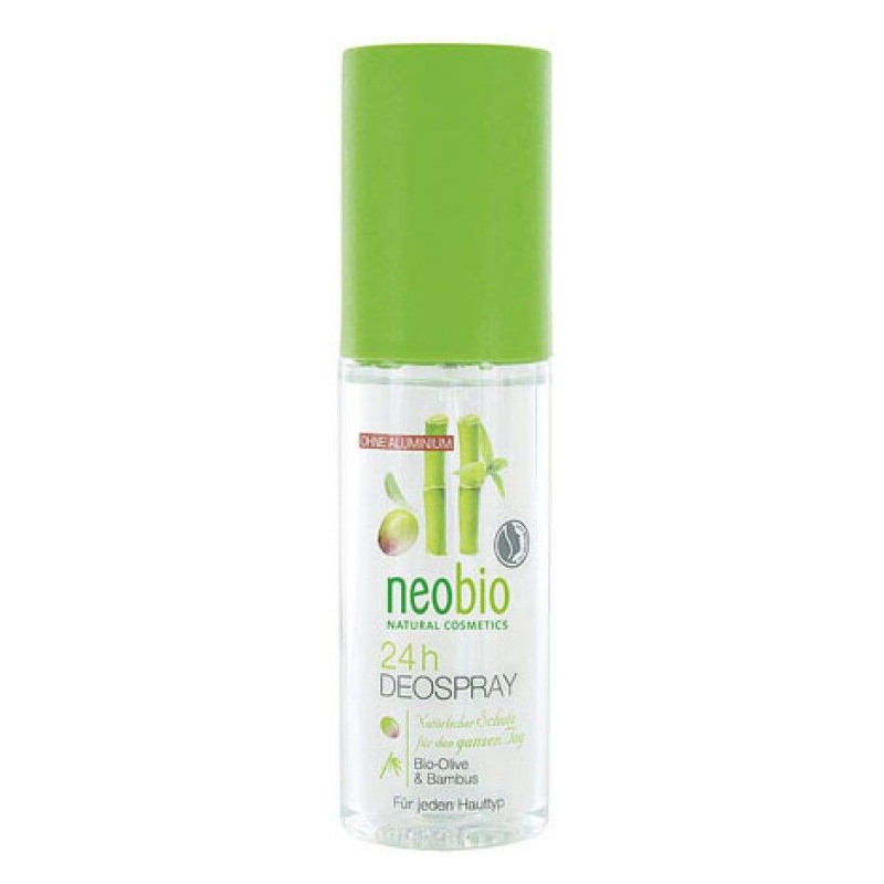 Dezodorant w sprayu OLIWKOWO-BAMBUSOWY, bez aluminium, NATRUE, 100 ml, Neobio