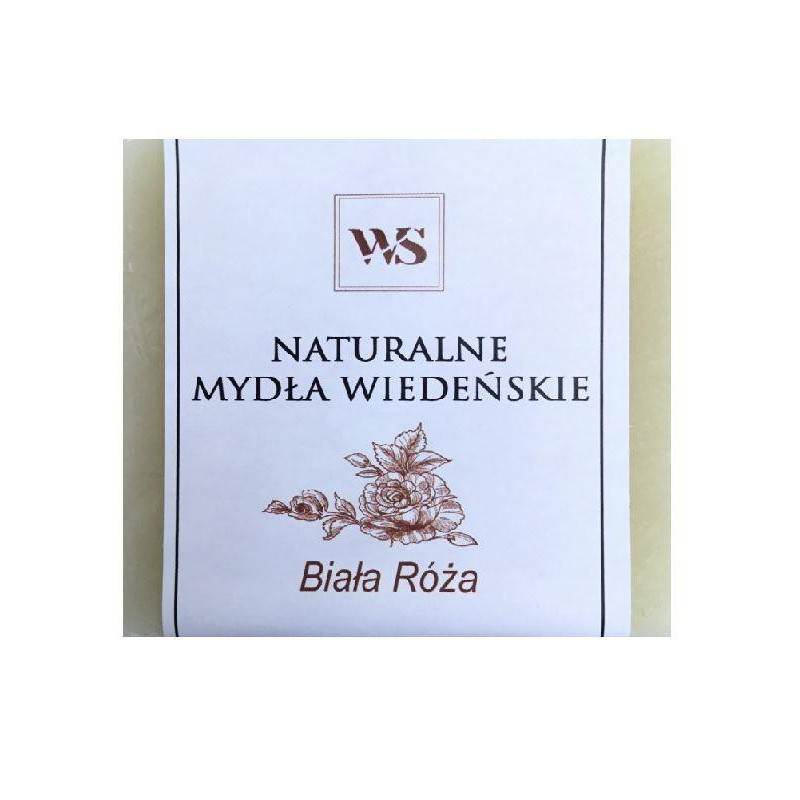 Naturalne mydło wiedeńskie, oryginalna receptura, polska produkcja! Biała Róża, 110 g