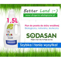 Ekologiczny płyn do prania do skóry wrażliwej COLOR SENSITIVE, Sodasan, 1,5 litra