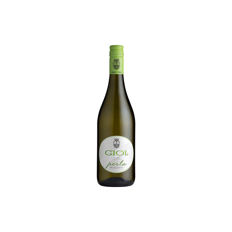 Wino białe półwytrawne lekko musujące Giol La Perla Frizzante, BIO, 11% alk.,  Vivo Lo Vin