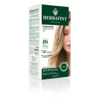 Farba do włosów, JASNY BLOND, seria naturalna, 8N, 150 ml, Herbatint