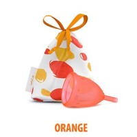 Kubeczek Menstruacyjny, rozmiar S, kolor: Orange, Lady Cup
