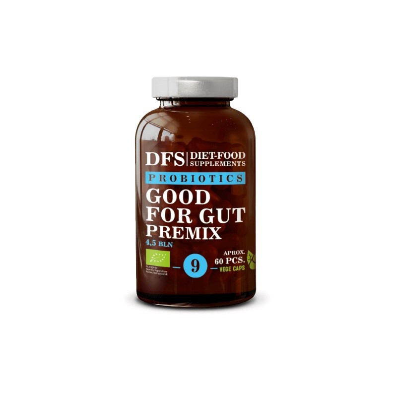 Probiotyk nr. 09, GOOD FOR GUT PREMIX, 60 kapsułek, Diet-Food