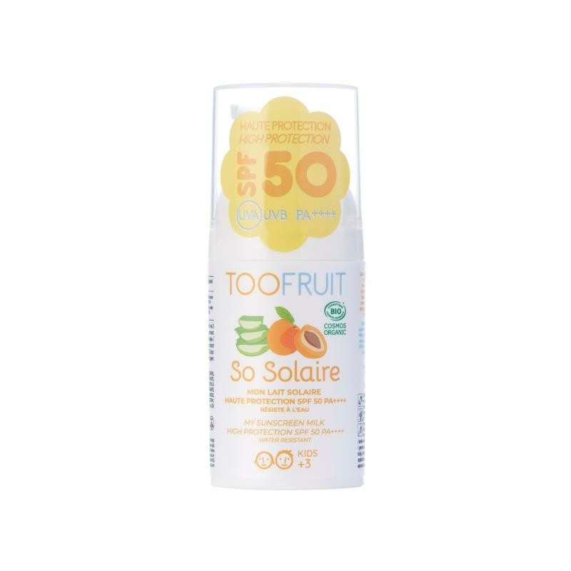 Organiczny balsam przeciwsłoneczny dla dzieci, SPF 50 PA ++++, 30 ml, Toofruit