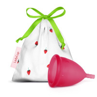 Kubeczek Menstruacyjny, kolor: Sweet Strawberry (słodka truskawka), rozmiar S, Lady Cup