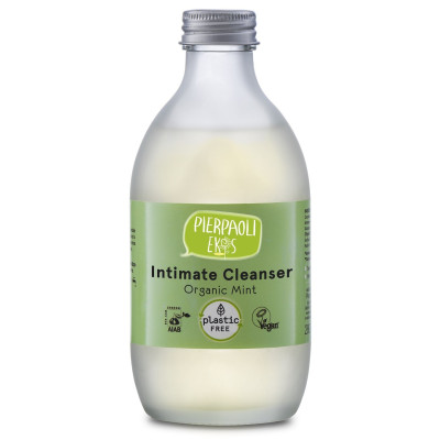 Płyn do higieny intymnej z organicznym ekstraktem z mięty, w szklanej butelce, 280 ml, Pierpaoli Ekos Personal Care