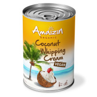 Krem kokosowy do ubijania, Bio, 400 ml (puszka), Amaizin
