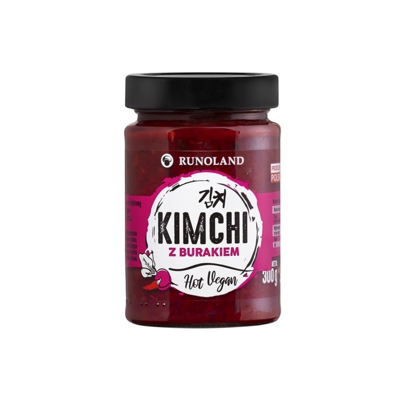 Kimchi z burakiem, Hot Vegan, 300 g, Runoland