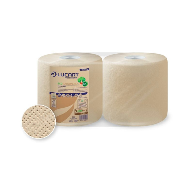 Czyściwo - ręcznik papierowy przemysłowy, EcoNatural 800, 2 rolki, Lucart Professional