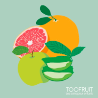 Pasta do zębów dla dzieci, bez fluoru, dobrze się pieni, Cosmos Organic, 60g, Toofruit