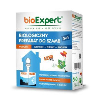 Biologiczny preparat do szamb 3w1: bakterie, enzymy i booster, 1 kg, bioExpert