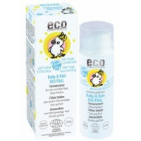 Wegański krem na słońce faktor SPF 50+ dla dzieci i niemowląt NEUTRAL, Eco Cosmetics, 50 ml