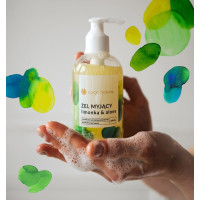 Żel myjący Limonka i Aloes, naturalne odświeżenie i oczyszczenie, ECOCERT, 250 ml, Opcja Natura