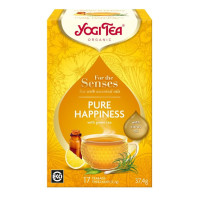 Herbata Czysta radość, PURE HAPPINESS, z olejkami eterycznymi, 17x2,2g, Yogi Tea