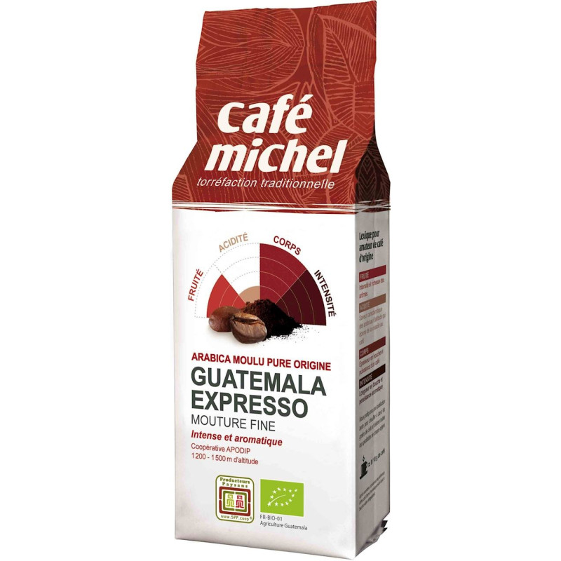 Kawa mielona Arabica, Espresso, Gwatemala, Fair Trade, Bio, 250g, Cafe Michel