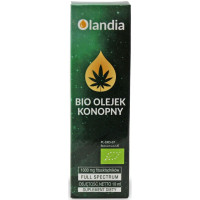 Olejek konopny, CBD 10%, 1000 mg fitoskładników, BIO, 10 ml, Olandia