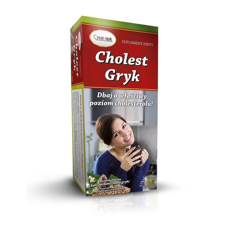 CHOLEST-GRYK, Cholesterol, Suplement diety, 60 saszetek, 150 g, Mir-Lek