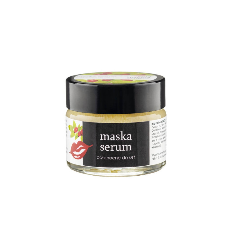 Maska-serum całonocne do ust, 15 ml, Your Natural Side