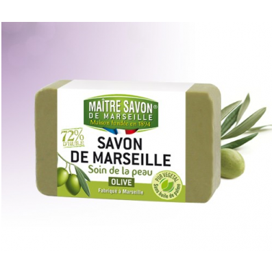 Oryginalne oliwkowe mydło marsylskie, ECOCERT, 200g, Maitre Savon de Marseille