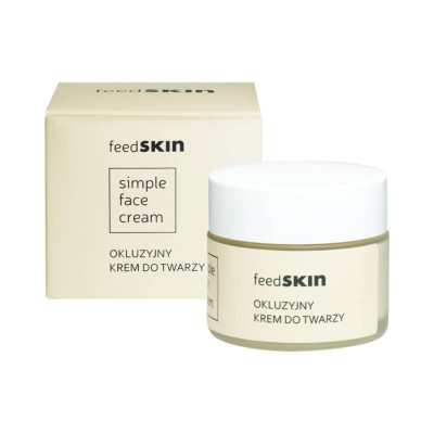 OUTLET Regenerujący krem okluzyjny do twarzy, Simple Face Cream, 50 ml, ważny do końca 03.2023, FEEDSKIN