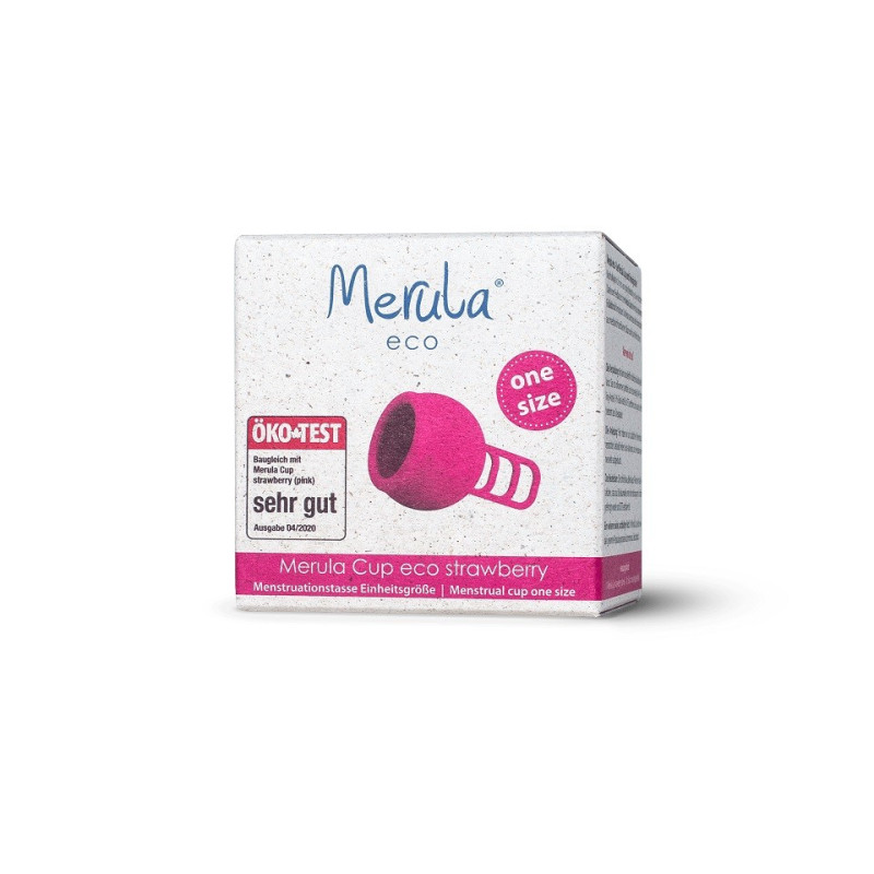 Uniwersalny kubeczek menstruacyjny, wersja EKO, One-Size, kolor: różowy, Merula